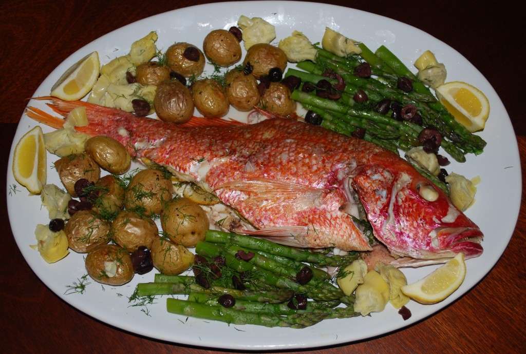 Whole Roasted Red Snapper With Spring Vegetables Chatty Gourmet whole-roasted-red-snapper-andrew-zimmern