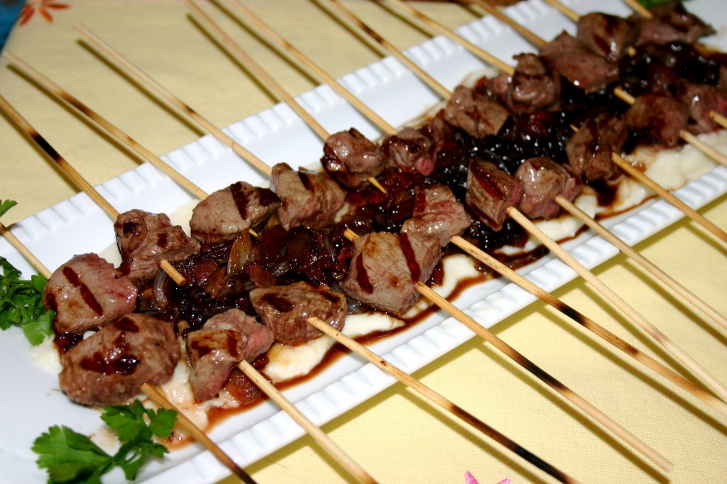 Summer Dinner (Filet Mignon Skewers) Chatty Gourmet