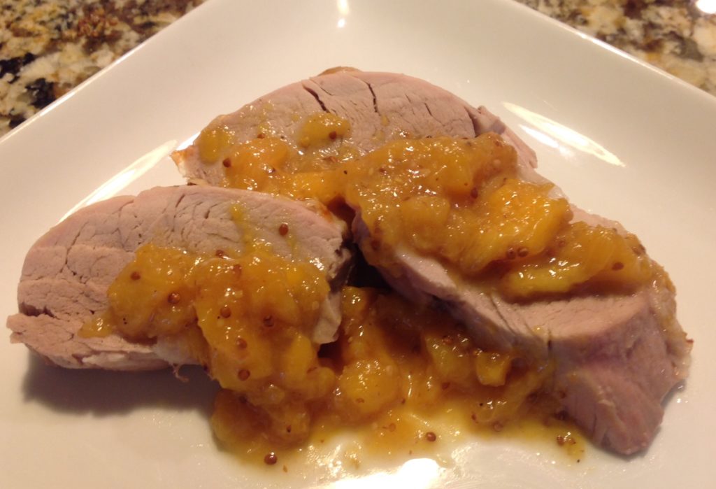 Pork Tenderloin with Peach Chutney Chatty Gourmet
